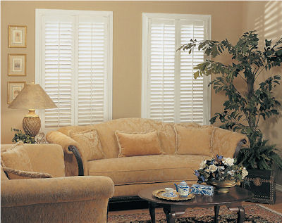Norman Shutters photo of beautiful plantation shutters in a lovely room setting